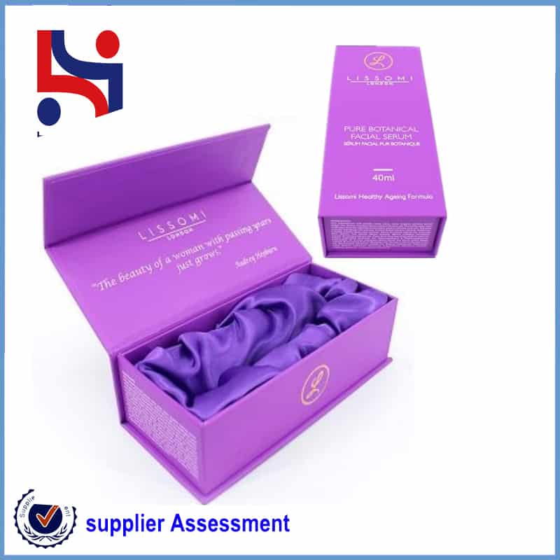 a box of purple paper