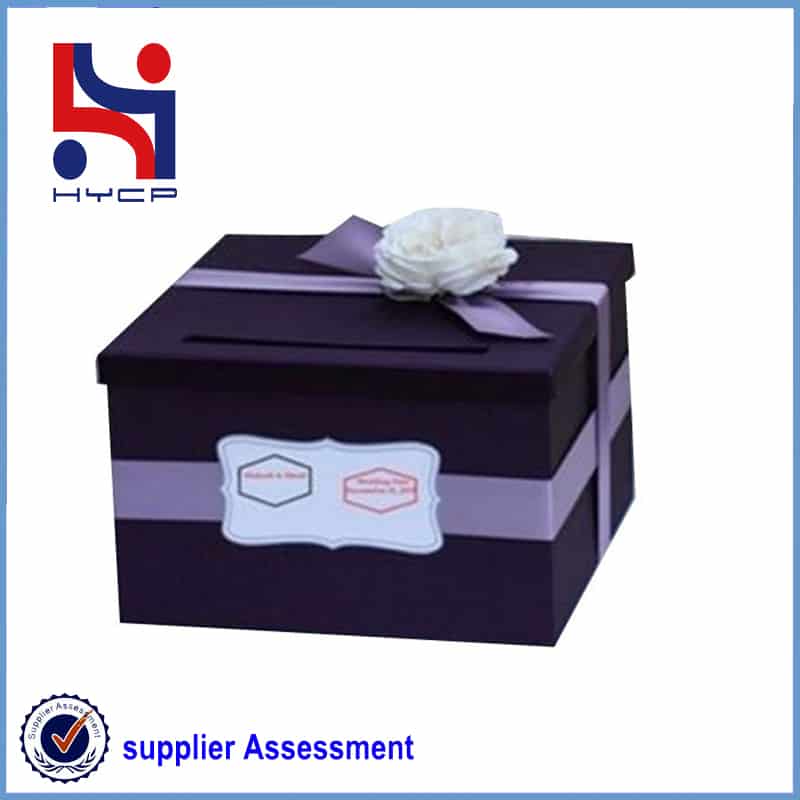 a box of purple paper