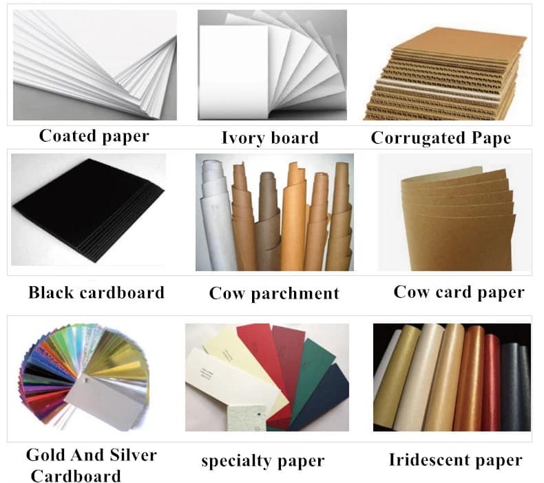 Paper material selection