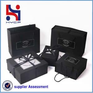 Black paper gift box