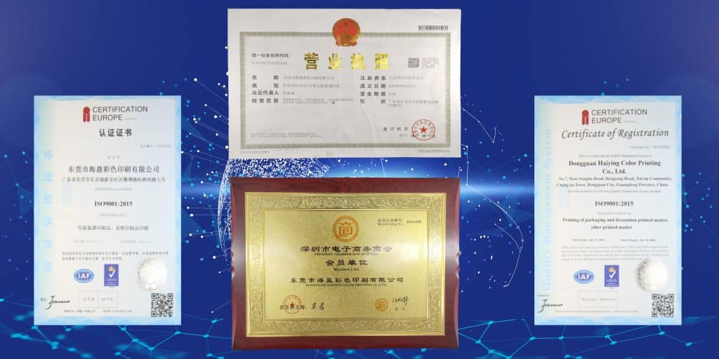 Company certificate