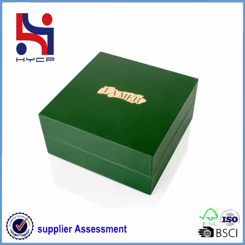green paper box