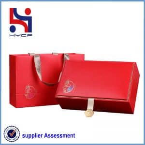 Red paper gift box
