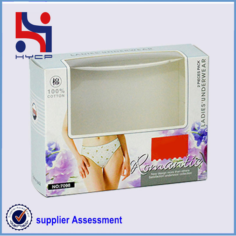 packing box with window